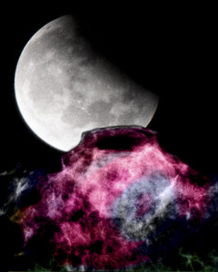 Moonrise over Mammogram by Kitty Hubbard