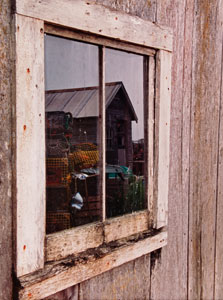 Window at Port Clyde by Phyllis Thompson