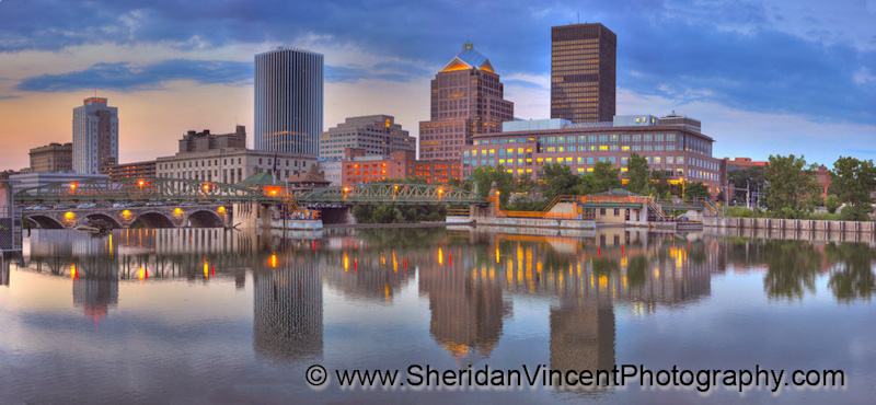 Reflections on the Genesee by Sheridan Vincent