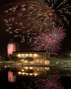 Schoen Place Fireworks by Carl Crumley