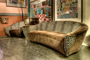 Leopard Sofa by Don Menges