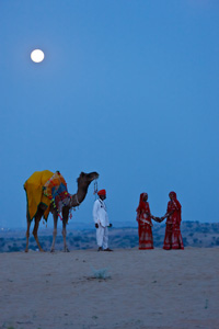 Moonrise in India by Jim Patton