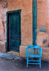 Blue Chair at Sante Fe by Harriet Sutherland