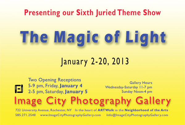 The Magic of Light Show Card 2013