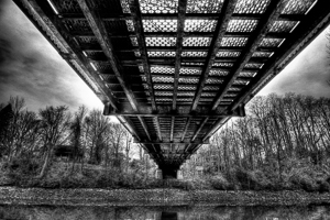 Under the Mitchell Street Bridge by Tom Kredo