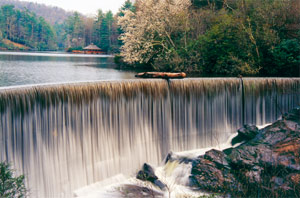 Falls at Highland, NC by Phyllis Thompson