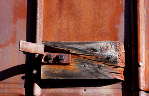 Wood and Rust by Bev Cronkite