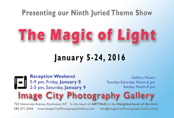 The Magic of Light 2016 Show Card