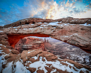 Sunrise at Mesa Arch by Nikhil Nagane