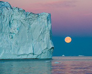 Moon Over Greenland by Kathy Martin