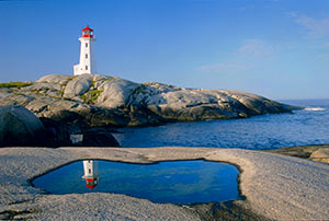 Lighthouse Peggy's Cove by Phyllis Thompson