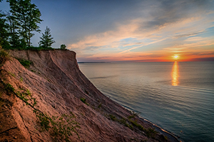 Sunset at the Bluffs by Marie Costanza