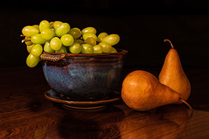 Grapes and Pears by Marie Costanza