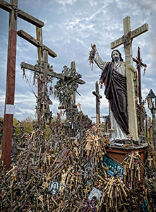 Hill of Crosses Lithuania by Michelle Turner