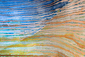 Orange and Blue by Luann Pero