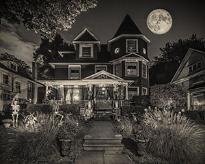 Halloween House by Dick Bennett