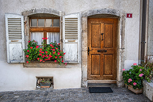 Gruyeres-Switzerland by Anne Ryan